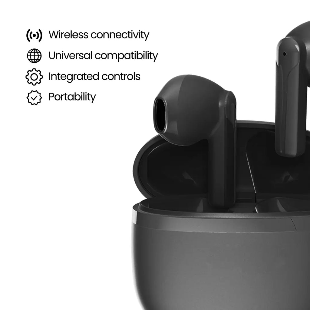 CUFFIE BLUETOOTH - BLACK JUST IN CASE