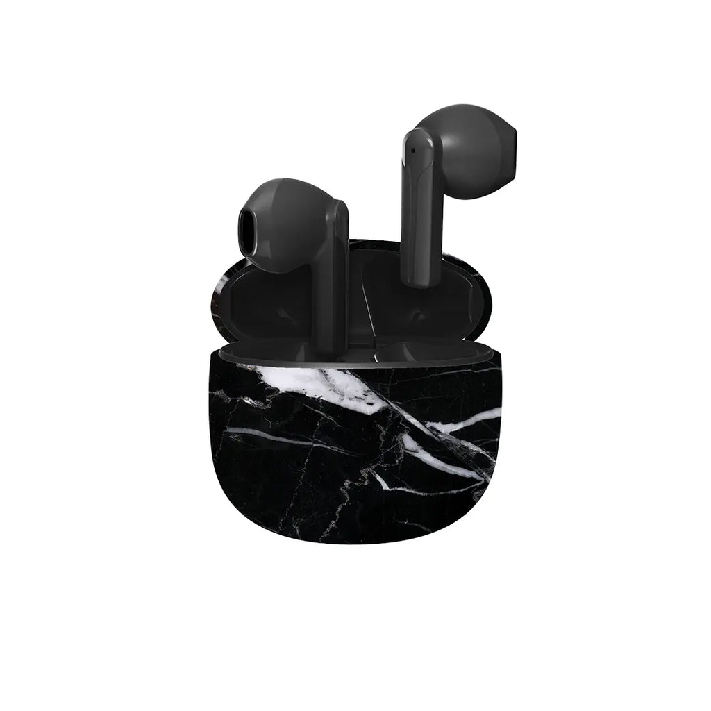 CUFFIE BLUETOOTH -BLACK MARBLE JUST IN CASE