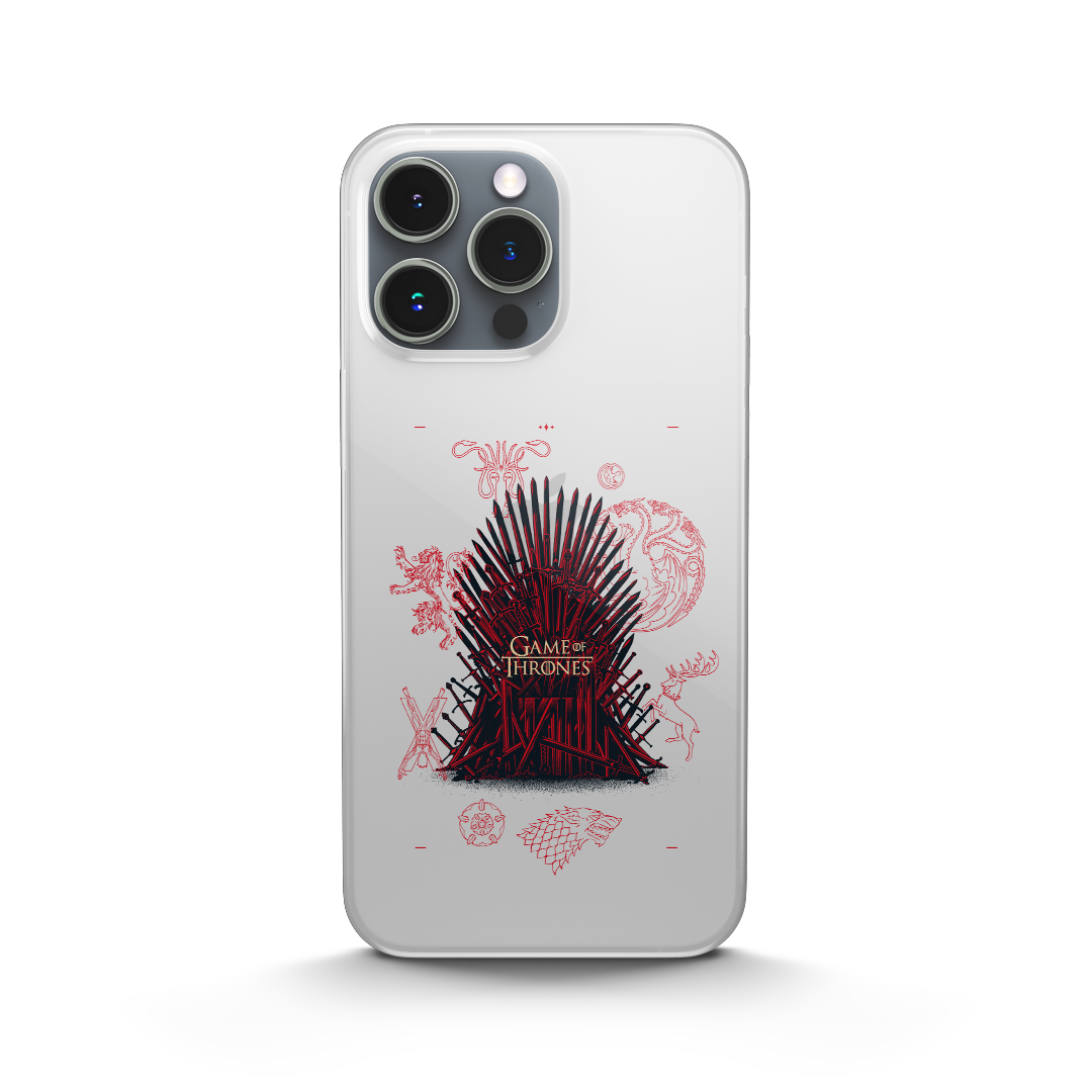 GAME OF THRONES - COVER TRASPARENTE "TRONO ROSSO"