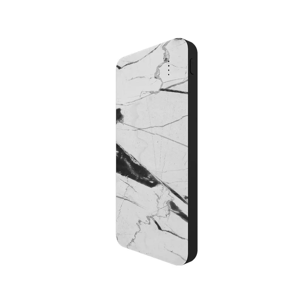 POWERBANK 10000 mah - WHITE MARBLE Just in Case