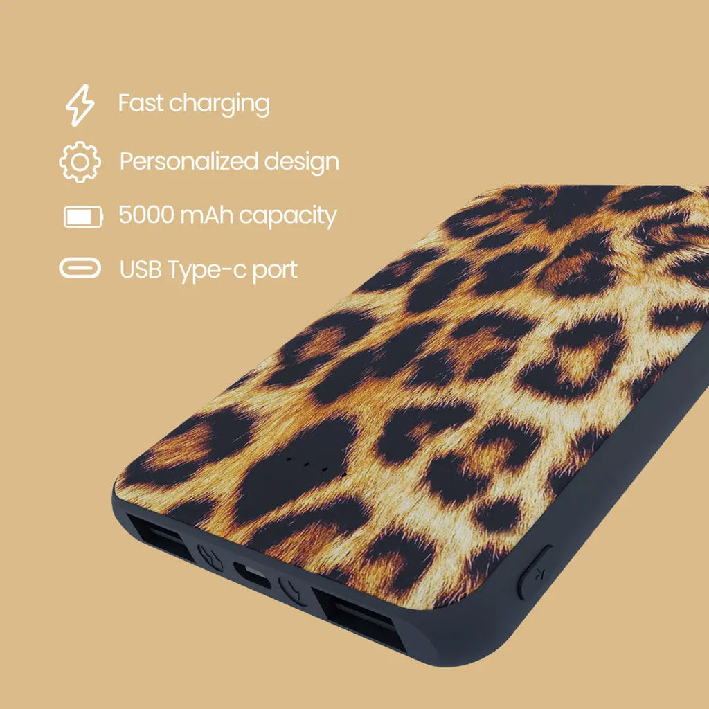 POWERBANK 5000mah - LEOPARD JUST IN CASE