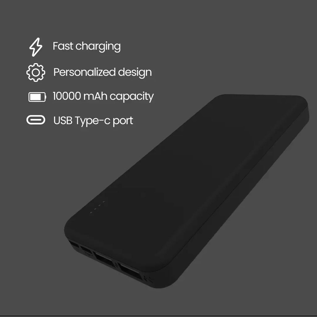 POWERBANK 10000 mah - BLACK Just in Case