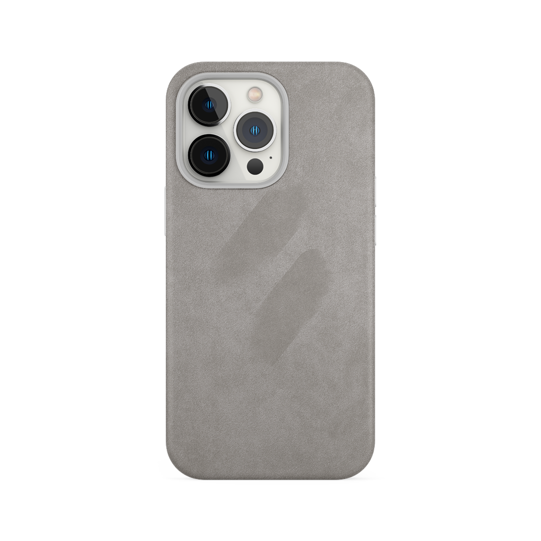 COVER IPHONE IN MICROFIBRA MAGSAFE - GREY