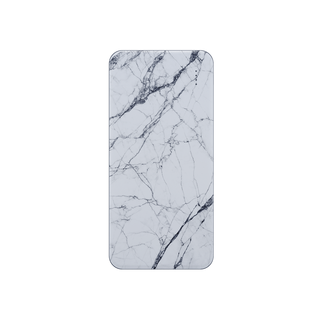 POWERBANK 10000 mah - WHITE MARBLE