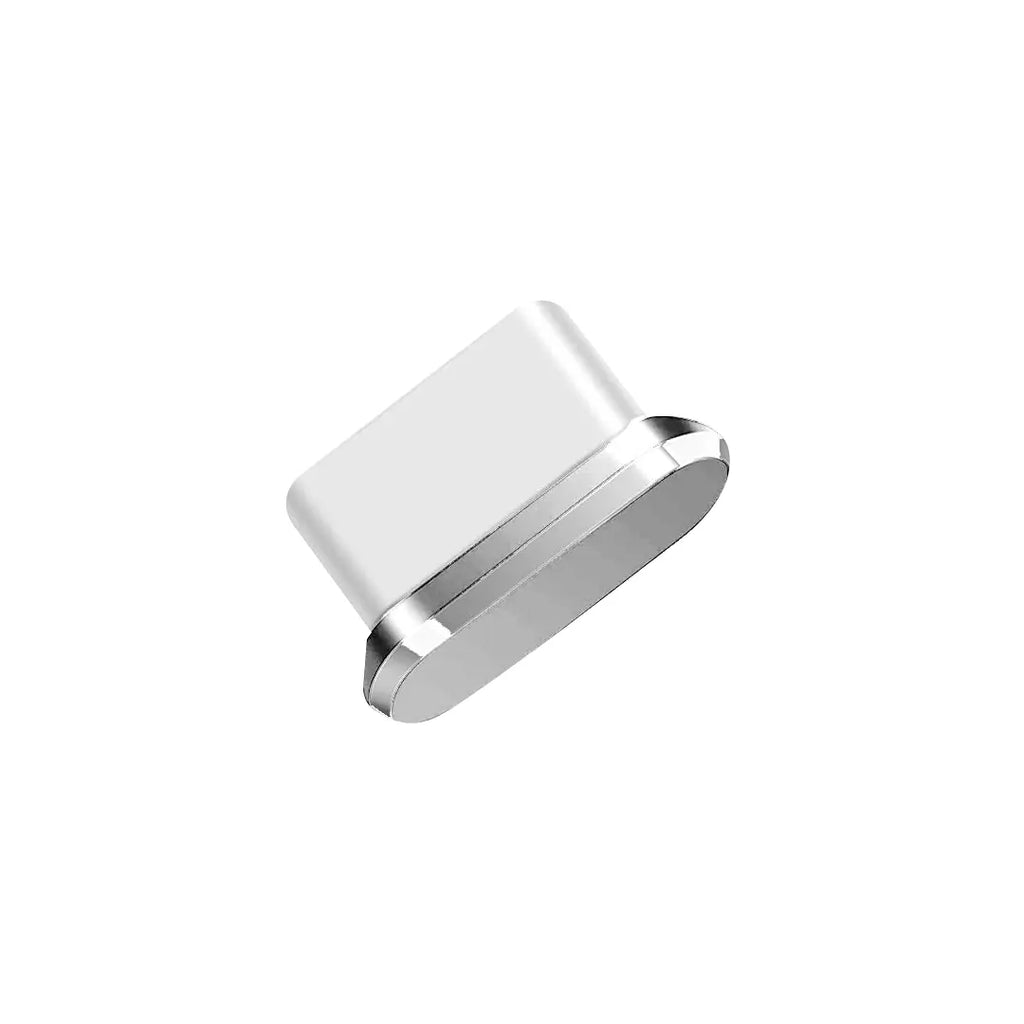 ANTI DUST CAPS USB TYPE C - GREY AND WHITE Just in Case